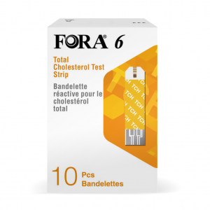 FORA 6 Total Cholesterol test strips 膽固醇試紙 (10pcs)