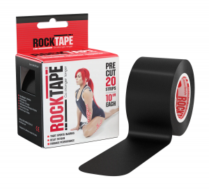 Rocktape Pre-cut Kinesiology Tape 肌肉貼布-預先裁剪 (pcs) [Black]